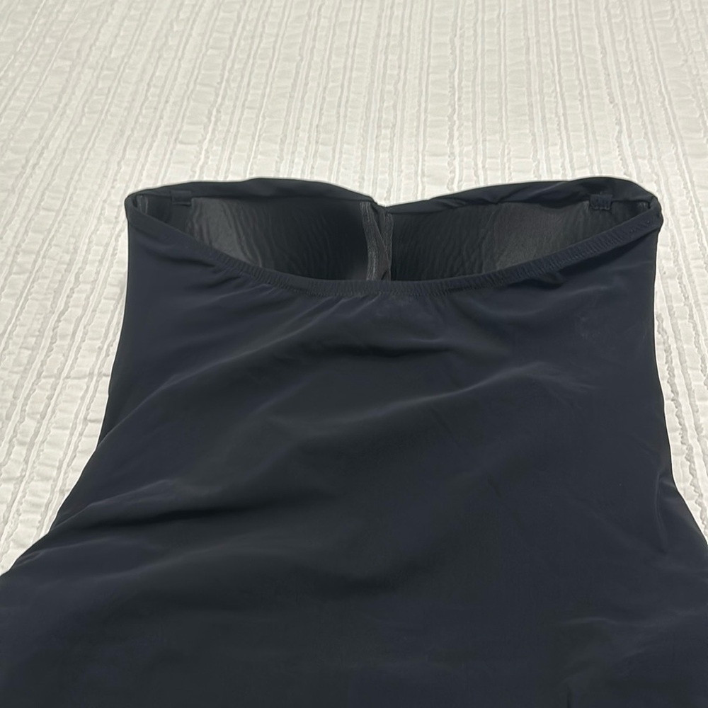 Profile by Gottex Black Swimsuit One Piece Swimdress Skirted 18w tutti fruiti - Picture 5 of 6